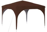 vidaXL Pop-up Feesttent 290 x 290 x 245 cm Bruin