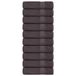vidaXL Badhanddoeken FROGN 10 st 100x150 cm 360 g/m² antraciet