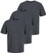 Jack & Jones Heren t-shirt 3 pack Essentials dark grey melange S