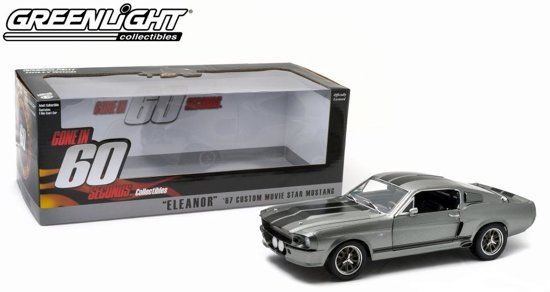 Greenlight 1967 Custom Mustang Eleanor 1:43 Grijs