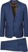 Suitable Sharkskin Kostuum Wol Royal Blauw - Maat 58 - Heren