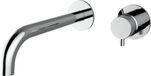 Plieger Napoli 2-gats inbouw wandkraan 1 hendel m. uitloop 23.8cm cold start chroom 0682106