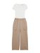 Desigual Combinaison brun / blanc