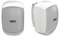 Audibax Ovo 4 White - HiFi passieve luidspreker - luidspreker IP65 - paar luidsprekers met 20 W continue luidsprekers, 100 V online vermogen, wandhouder inbegrepen, luidspreker met 10,2 cm (4 inch) woofer