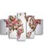 Homemania Wandfoto, 5-delig, voor woonkamer, slaapkamer, meerkleurig, 95 x 0,3 x 60 cm, HM205MDF041, MDF