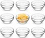 Alessandro bols – 9 x pièces – petits bols – transparent – verre – dia 7,5 cm – empilable