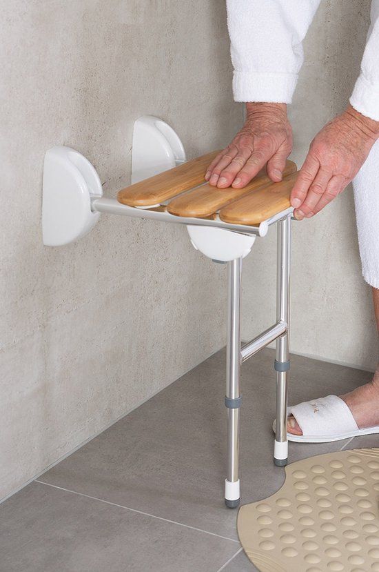 Ridder Pro Douchezitje Opklapbaar Chroom - 4006956159300