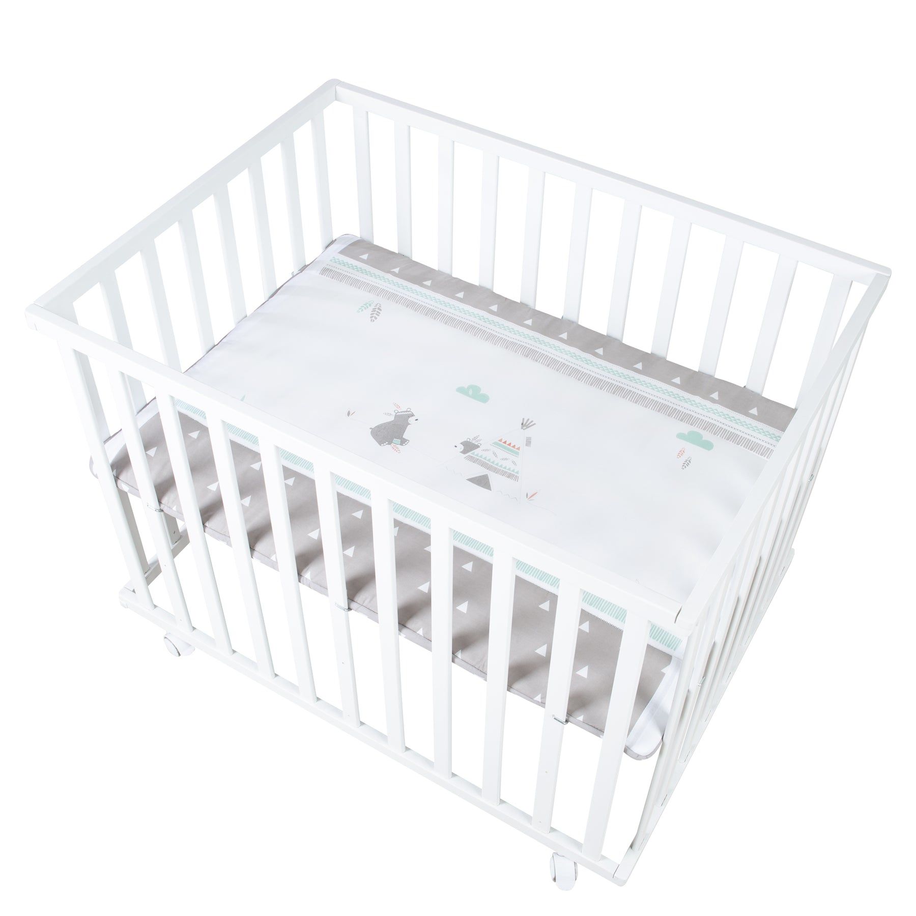 roba Kinderbox 75 x 100 cm wit Indibär