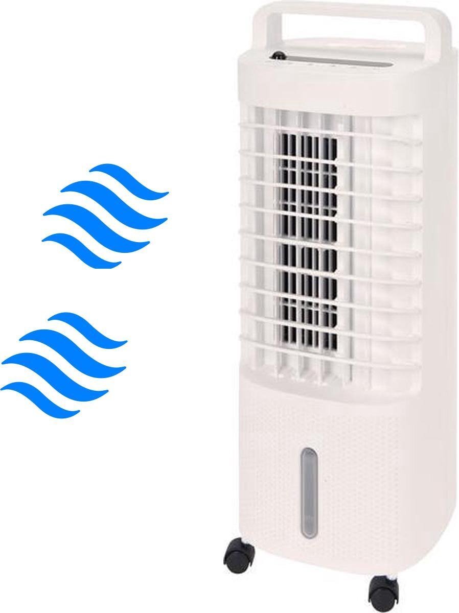 Vrijbuiter Aircooler / Luchtkoeler 45 Watt met wielen en afstandsbediening | Waterinhoud 3 liter