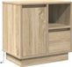 vidaXL Nachtkastje Sonoma eiken 50 x 34,5 x 50 cm