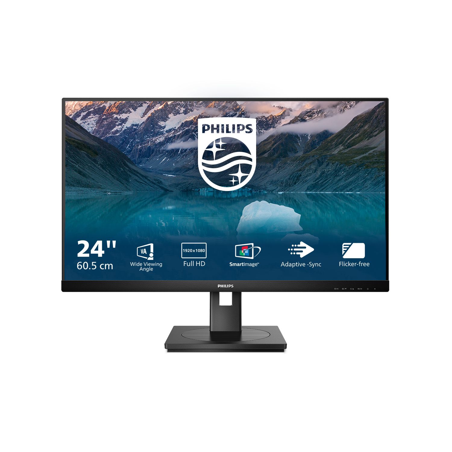 Philips S Line 242S9JML/00 - 24" Full HD Monitor - USB Hub - Verstelbaar