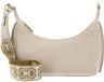 Coccinelle Suri Mini Bag Grained leather schoudertas Sandshell beige