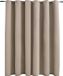 vidaXL Rideau occultant avec œillets métalliques 290x245 cm beige