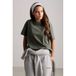 Aim'n sportshirt Script Boxy grijsgroen