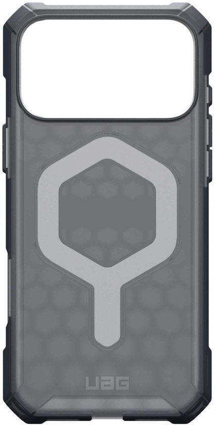Urban Armor Gear Essential Armor MagSafe Case voor iPhone 17 Pro - Zwart