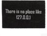 Merkloos Relaxdays deurmat kokos "There is no place like 127.0.0.1"