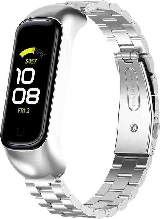 imoshion Bandje Samsung Galaxy Fit 2 - Zilver - RVS - Stalen band inkliksysteem - Horlogeband inkorter