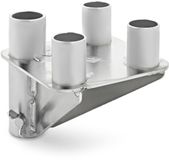 G4M Gear4music G4M Pro Stage 4-Weg Leg Saver Zilver
