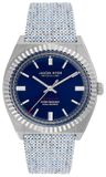 Jason Hyde Uno JH10004 Vrouwen Quartz Horloge Blauw RVS Analoog