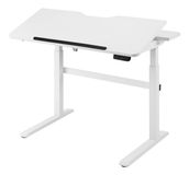 Deltaco DELO-0100 Computertafelblad Rechthoekige Vorm Wit
