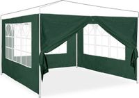 Relaxdays Zijwand partytent - set van 4 - 2x3 m - groen