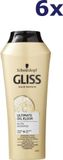 Gliss-kur 6x Shampoo - Ultimate Oil Elixir 250 ml