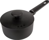 Cosy&Trendy Full Black Sauspan - Ø 16cm x 7,8cm - PFAS-vrij - Inductie - Vaatwasserbestendig - Zwart