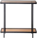 CaliCosy Console met twee bladen van gerookt glas B80 cm - ORA