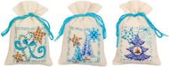 Vervaco Kruidenzakje kit - Kerst set van 3 - Borduurpakket