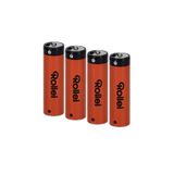 Rollei AA-batterijen, oplaadbare batterijen, Li-ion-accu met USB C snel opladen, 1,5 V, 1332 mAh, oplaadbare batterij zonder geheugeneffect, voorgeladen, 4 stuks
