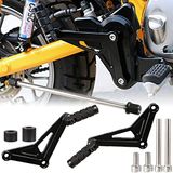 Rudyness Voetsteunbeugel voor de achterpassagier, voor Honda Monkey 125 (2018-2023), zwart