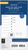 Filofax Personal 2025 1 week op pagina met notitieruimte ernaast