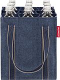 Reisenthel Bottlebag Flessentas 9 Flessen 1Ltr - Herringbone Donkerblauw