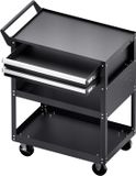 VEVOR Gereedschapswagen 181 kg Werkplaatswagen Transportwagen 785 x 450 x 945 mm Zwart