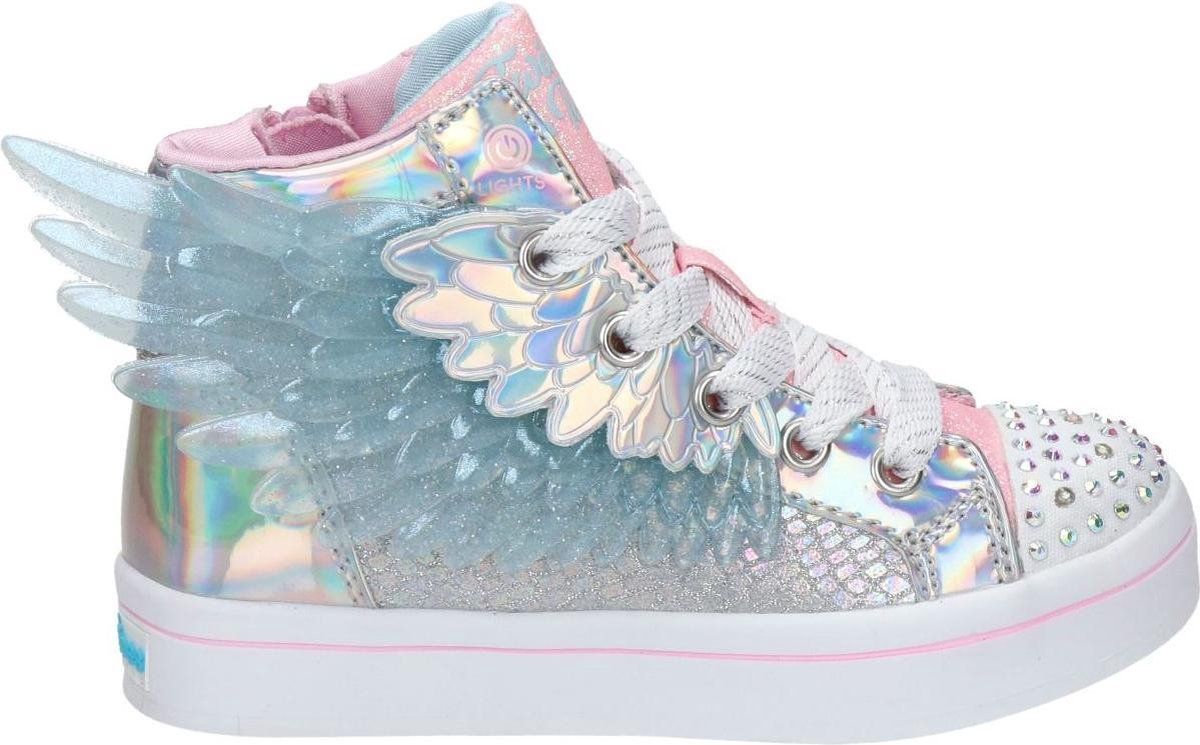 SKECHERS Twi-Lites 2.0-Unicorn Wings Meisjes Sneakers - Silver/Pink - Maat 31