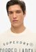 Superdry Copper Label Workwear T-shirt Heren L Cream Slub