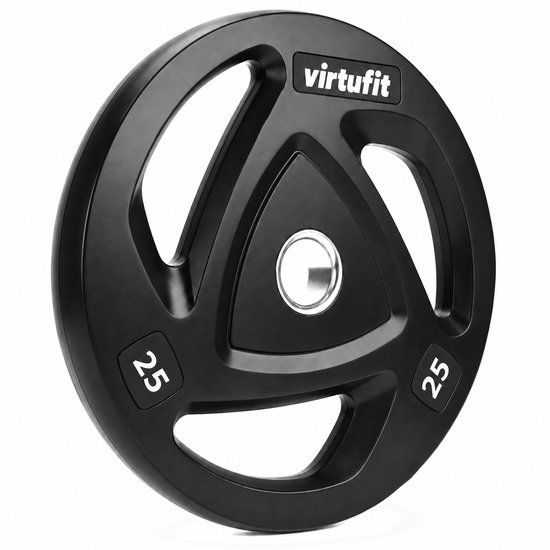 VirtuFit Olympische Rubberen Halterschijf - 25 kg - Ø 50 mm