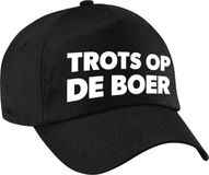 Bellatio Decorations Boerenprotest pet trots op de boer zwart volwassenen - protest/actie voeren pet / cap
