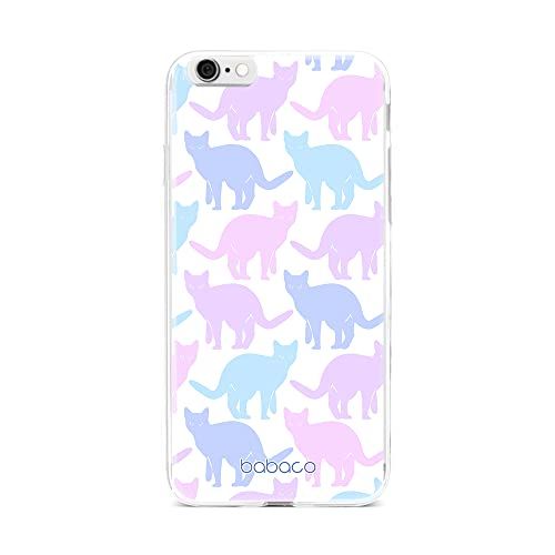 BABACO ERT GROUP Mobiele Telefoonhoesje voor iPhone 6/6S - Babaco Cats 011 - TPU