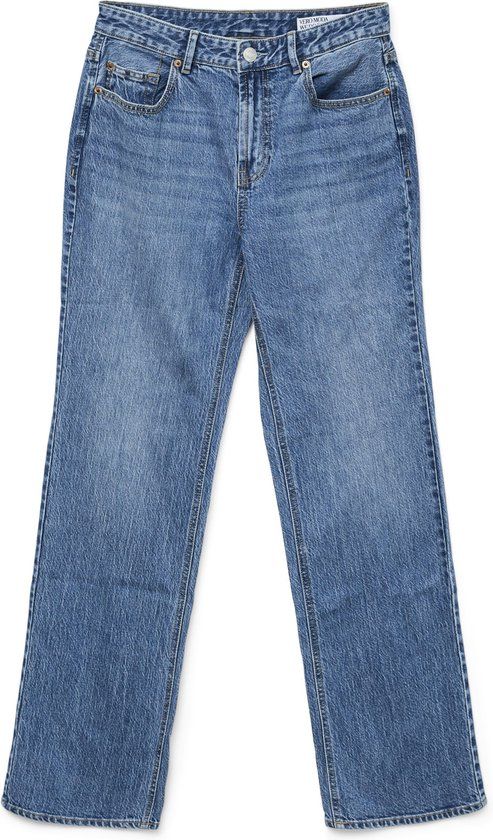 VERO MODA VMTESSA High Waist Straight Jeans - Medium Blue Denim - Women's Size 30