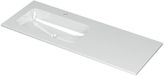 Wastafel INK Aspekt Wastafel Porselein Links met 1 Kraangat - 1200x450x15 mm - Glans Wit
