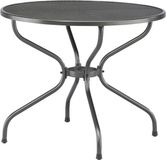 Royal garden Kettler Strekmetaal Eettafel Rond Antraciet 120 cm