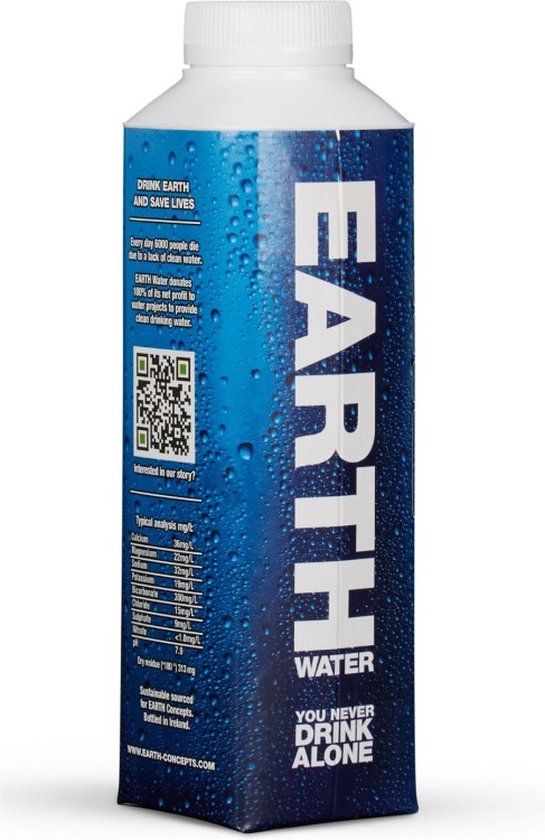 EARTH Water Mineraal Water - 24x 500ml