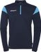 Uhlsport trainingsjack Squad 27 1/4 Zip Top Heren Marine/Skyblauw Katoen XXL
