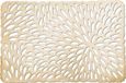 Zeller 10x Rechthoekige placemats glanzend goud 29 x 44 cm