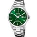 Festina F20024/6 Heren Polshorloge Groen Saffierglas Staal Zilverkleurig