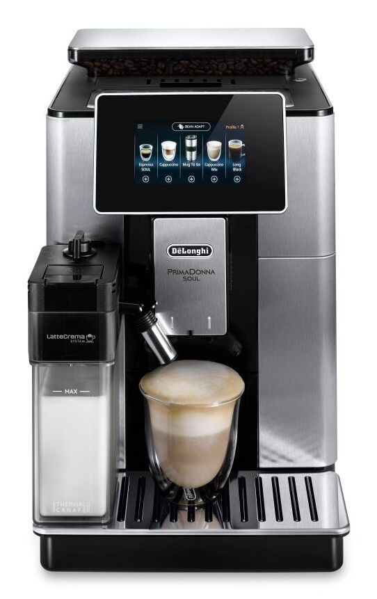 De'Longhi PrimaDonna Soul Volledig Automatische Espressomachine - Zwart/RVS