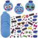 Baker Ross FN502 Bosbessen Mix & Match Magneet Kits - Set van 10, Kunst en Knutsel Decoratiesets van foam voor kinderen