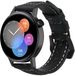 Strap-it 42mm leren bandje - zwart - Geschikt voor Huawei Watch GT 3 - 42mm