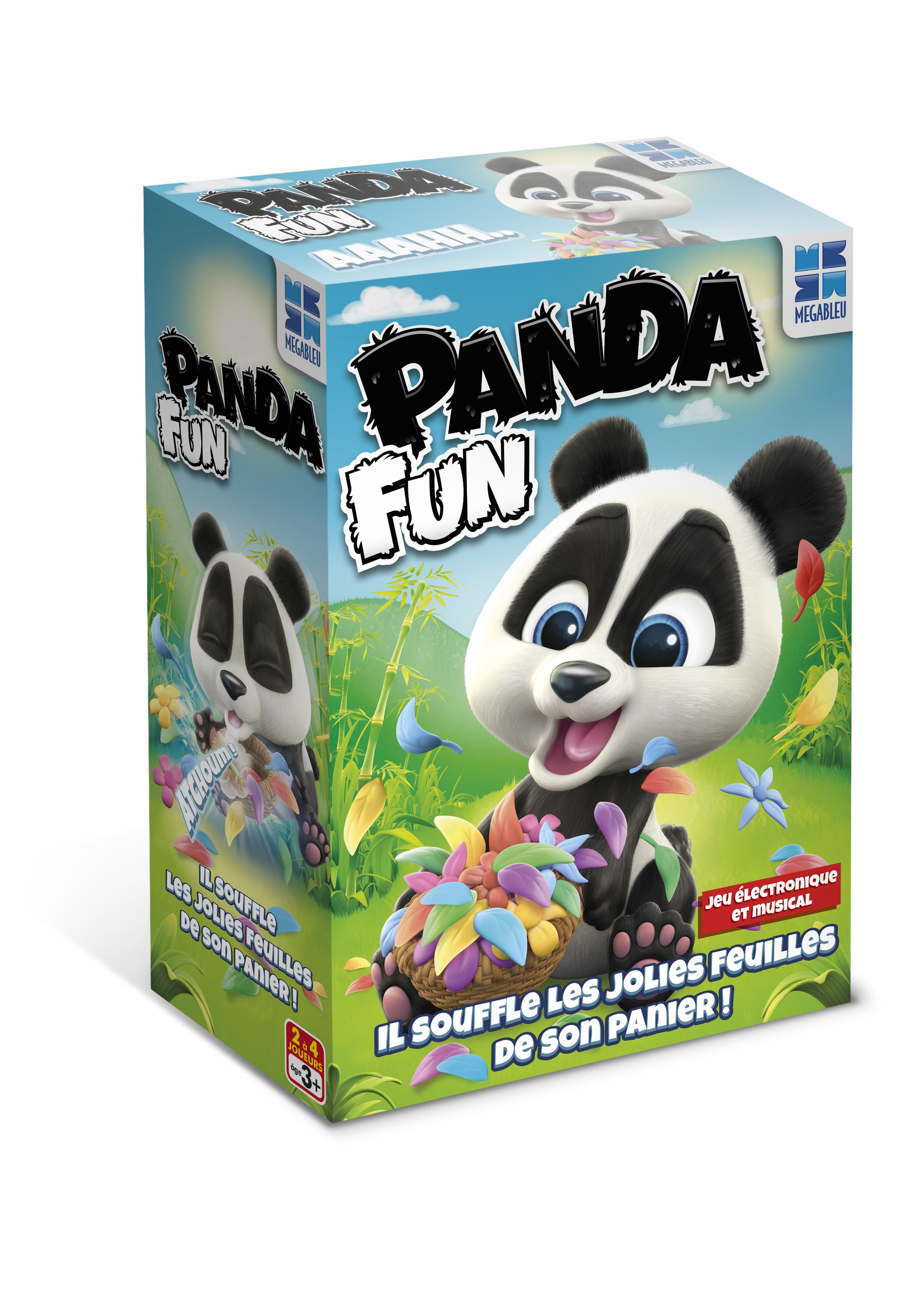 MEGABLEU 678102 Panda Skill Game - For Ages 3-7 - French Language